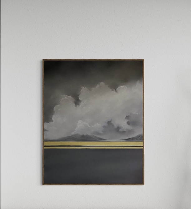 PRODÁNO Hory /olejomalba 115x95. 15 000,- Kč